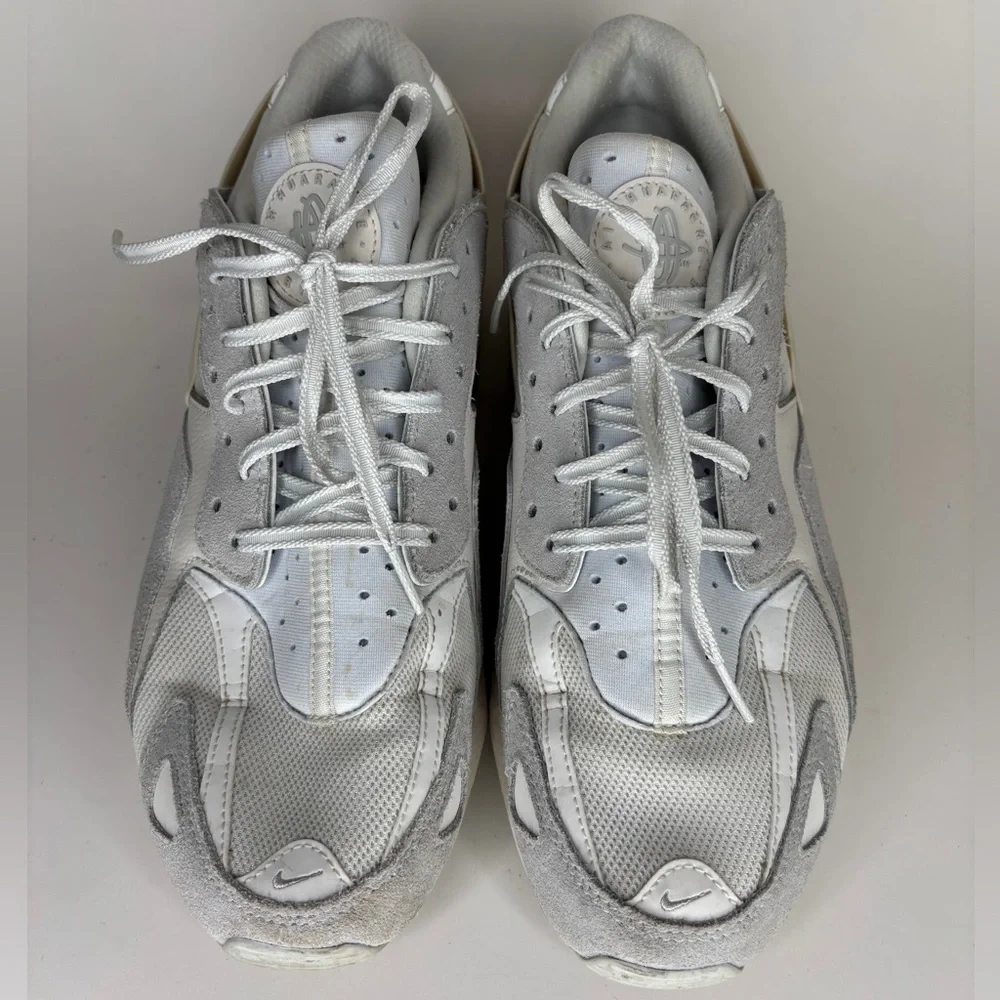 Nike Air Huarache Runner Summit White Platinum DZ3306-100 Mens Size 11.5 Shoes - Picture 8 of 16